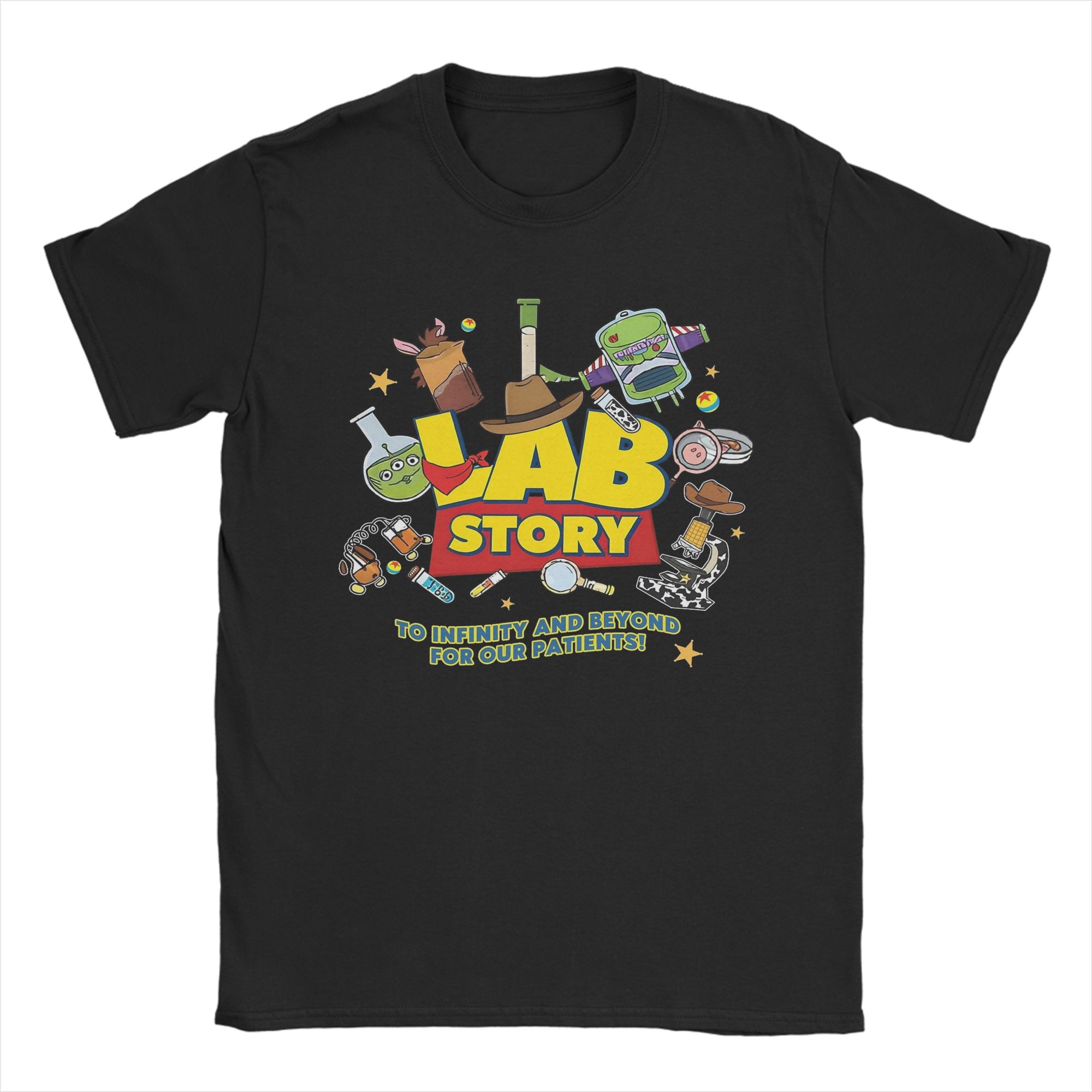 Medical Lab Week 2026 - 2026 ラボウィーク医療ラボ技術者男性 Tシャツ面白い Tシャツ半袖ラウンドカラー Tシャツ純綿ギフトアイデア服