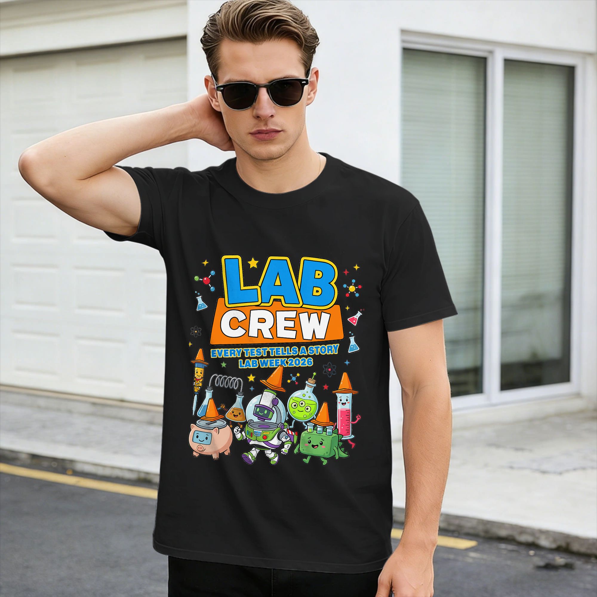 Medical Lab Week 2026 - ラボクルー ラボウィーク 2026 医療検査技術者チーム Tシャツ 人気の