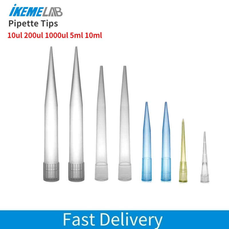 Medical Lab Supplies - Ikeme-プラスチック製の実験用マイクロピペットチップ,医療用品,容量10ul,200ul,1000ul,5ml,10ml