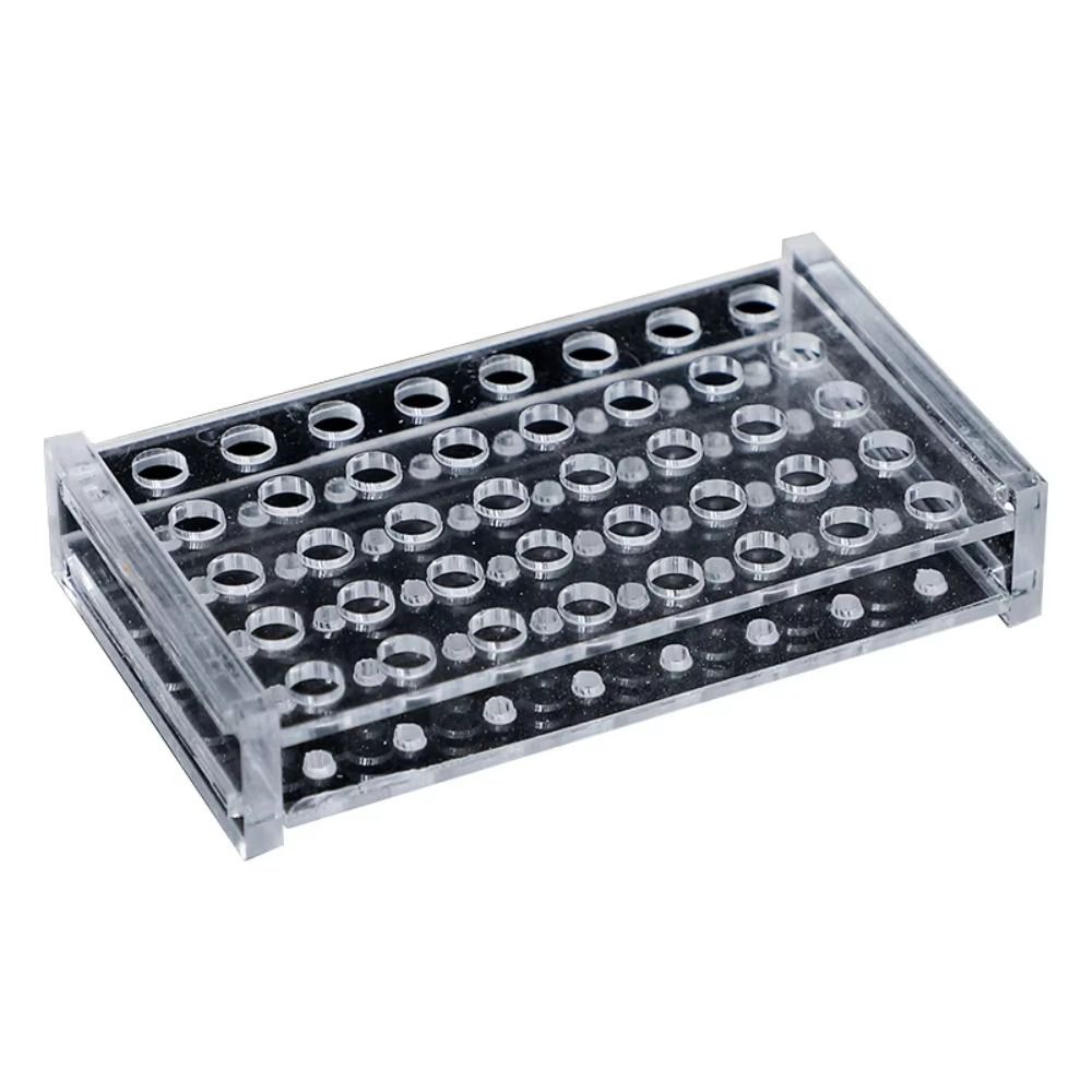 Centrifuge Tube Rack - 耐久性のあるアクリル試験管ラックホルダー透明24穴40穴遠心管ラックオーガナイザーホルダーシリンジ用ラボスタンド