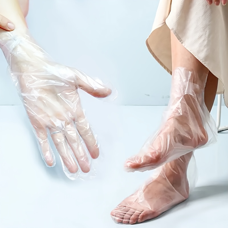 200個セット（ハンドマスク100枚+フットマスク100枚） - Disposable Gloves Nitrile のレビューと価格