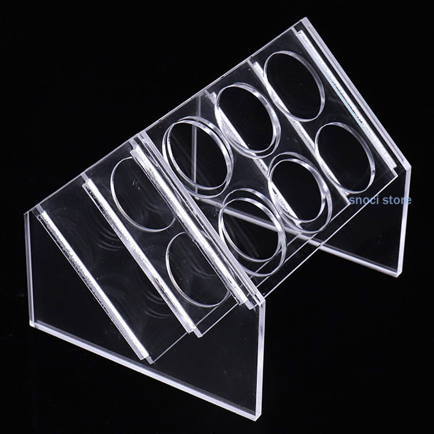 傾斜式アクリル試験管ホルダー 6ウェル、8ウェル、18ウェル - Centrifuge Tube Rack のレビューと価格