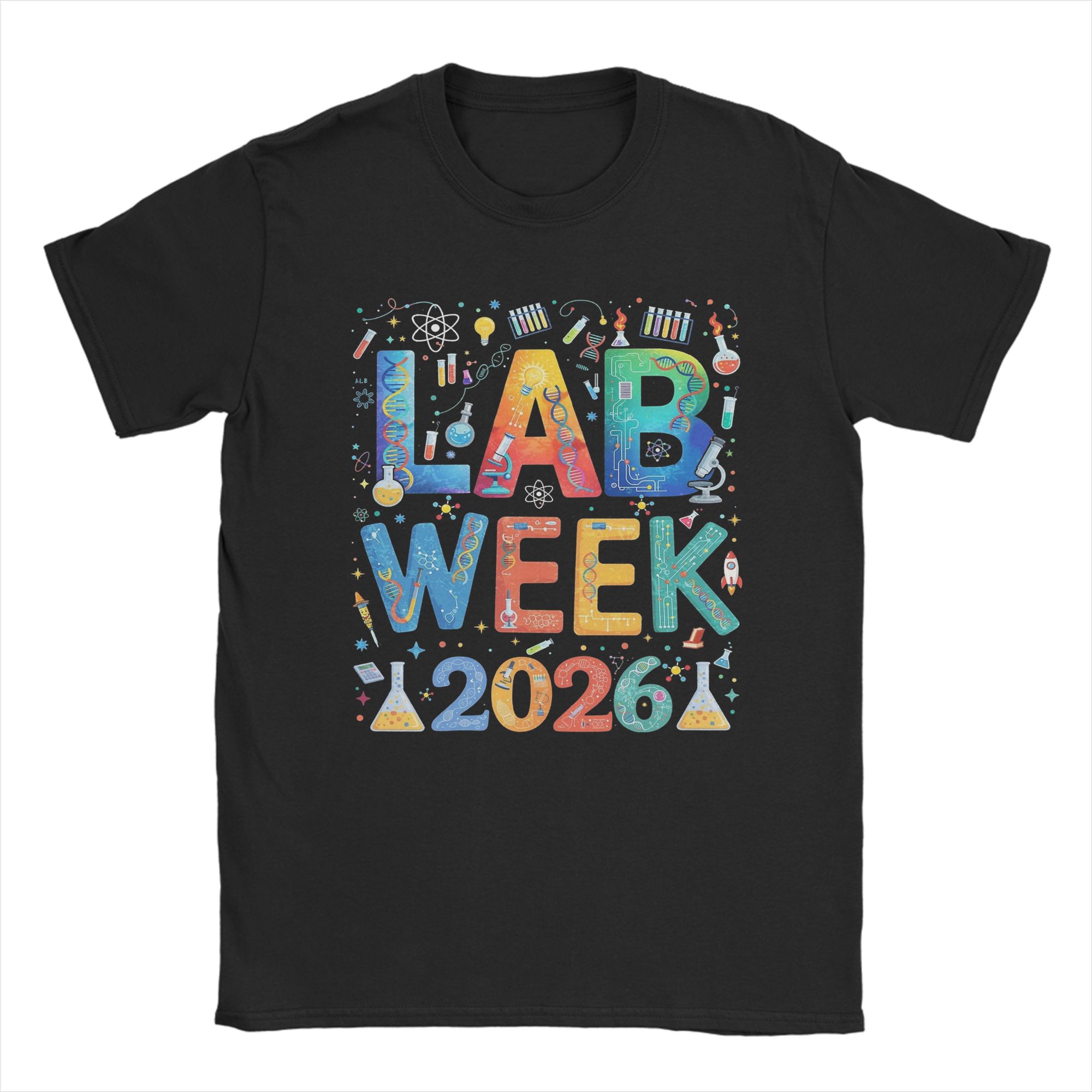 2026 ラボウィーク医療ラボ技術者 Tシャツ男性用綿 10 - Medical Lab Week 2026 のレビューと価格