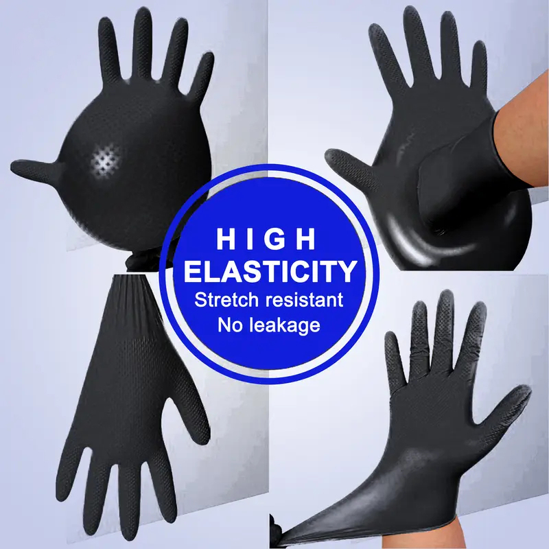 8ミルヘビーデューティー工業用オレンジ使い捨てニトリルグロー - Disposable Gloves Nitrile のレビューと価格