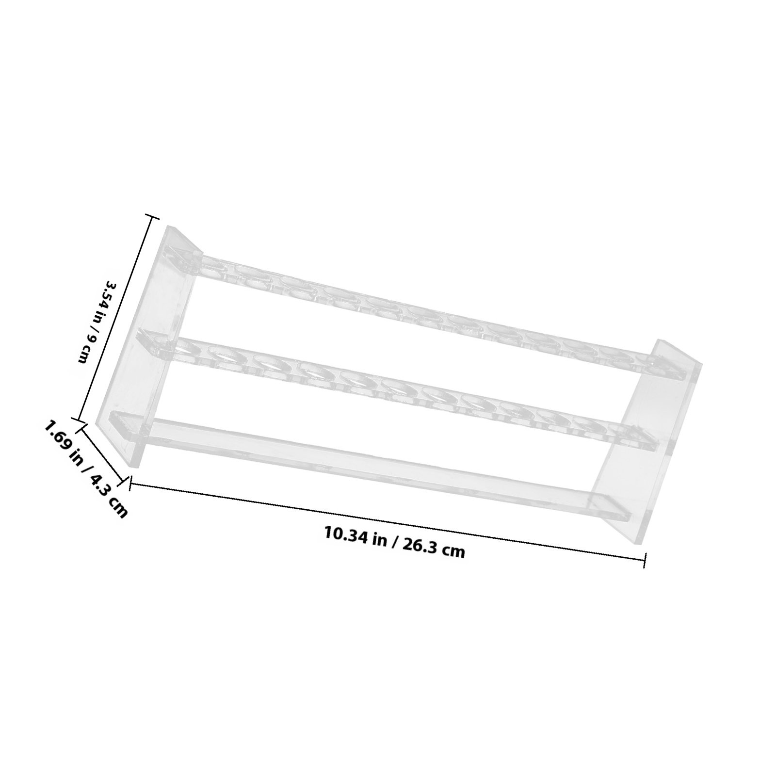 12穴試験管ラックアクリル実験室ホルダー再利用可能な透明オー - Centrifuge Tube Rack のレビューと価格