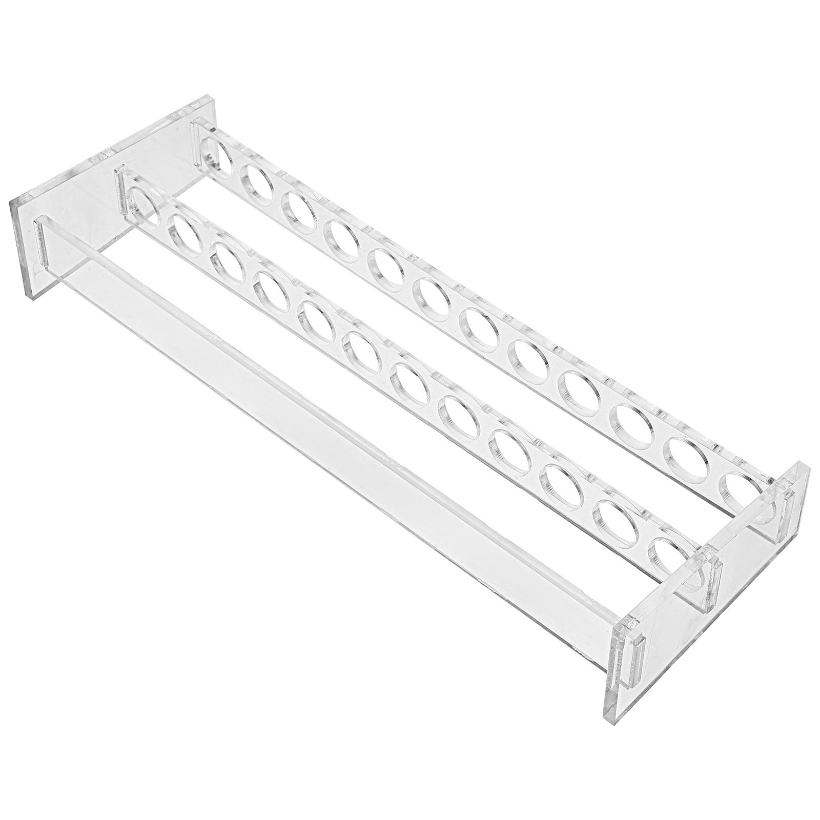 12穴試験管ラックアクリル実験室ホルダー再利用可能な透明オー - Centrifuge Tube Rack のレビューと価格