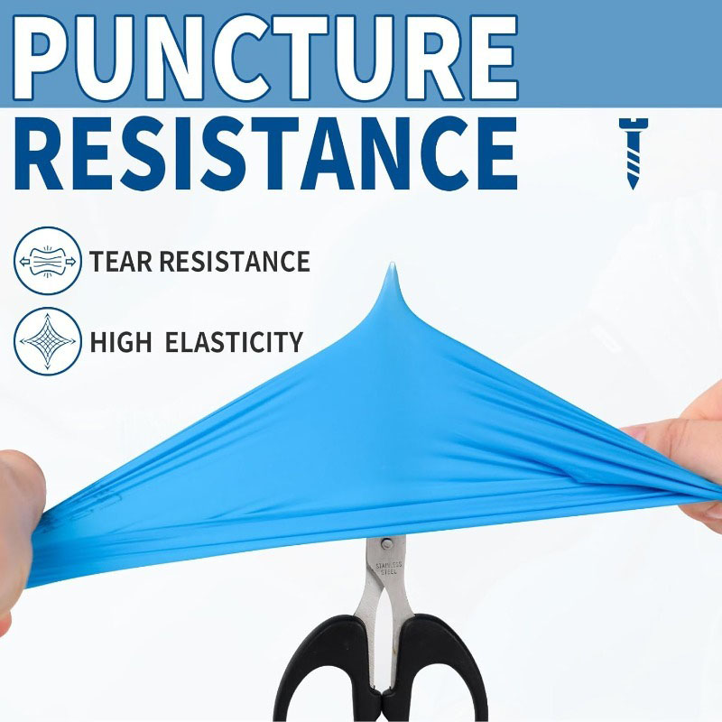100 個ブルーニトリル使い捨て手袋ラテックスフリー安全作業 - Disposable Gloves Nitrile のレビューと価格
