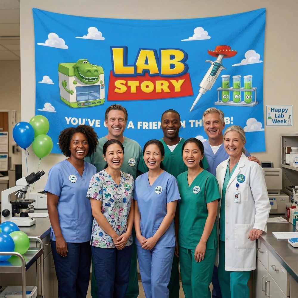 ラボウィーク2026 タペストリー ラボストーリーテーマ ウ - Medical Lab Week 2026 のレビューと価格