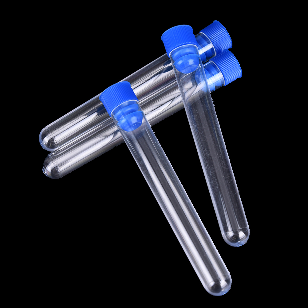 10 個透明プラスチック試験管ハードチューブウィングプラグ付 - Centrifuge Tube Rack のレビューと価格