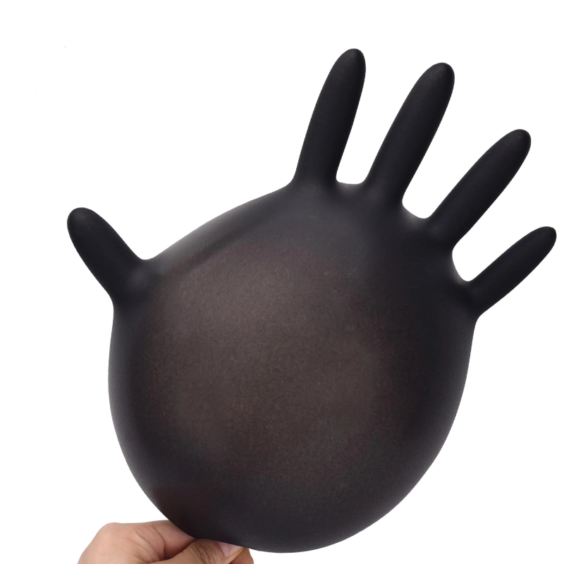 20 個黒使い捨てニトリル手袋 4Mil ラテックス & パ - Disposable Gloves Nitrile のレビューと価格
