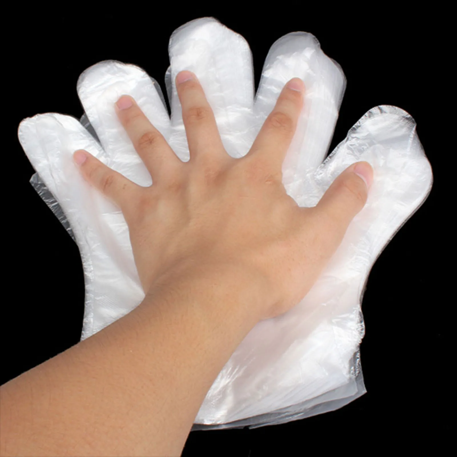 卸売100枚入りプラスチック使い捨て手袋透明食品用手袋、業務 - Disposable Gloves Nitrile のレビューと価格