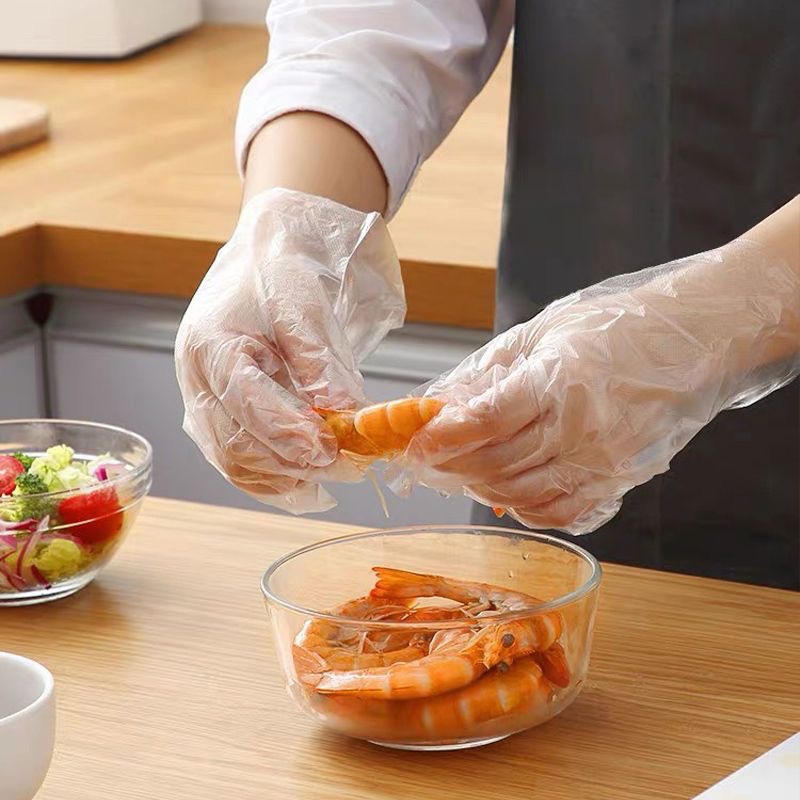 ハローキティ使い捨て手袋 かわいい食品グレードのプラスチック - Disposable Gloves Nitrile のレビューと価格