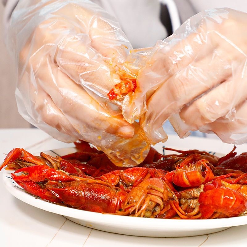 ハローキティ使い捨て手袋 かわいい食品グレードのプラスチック - Disposable Gloves Nitrile のレビューと価格