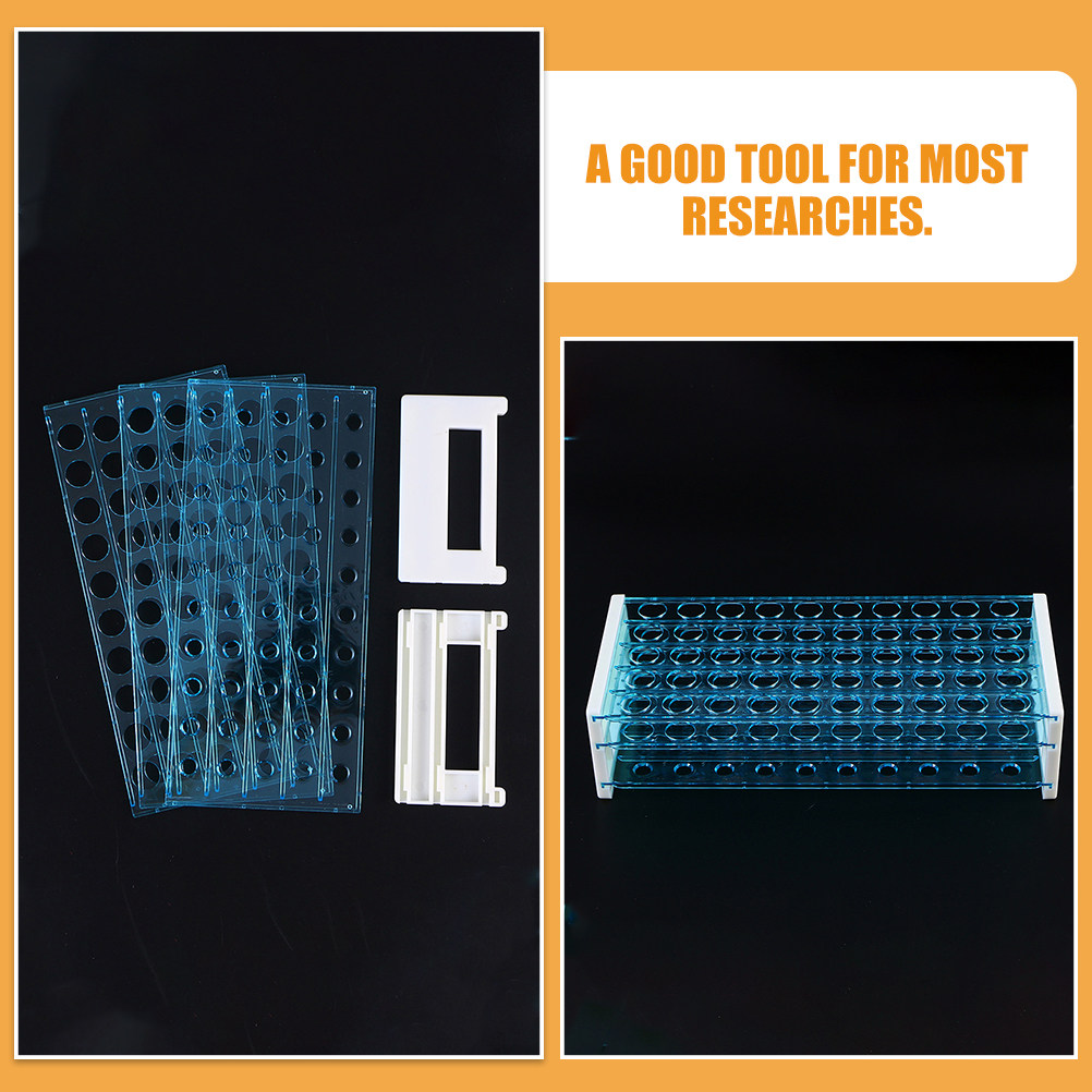 50穴実験用試験管ラック、科学研究や実験で長期使用できる頑丈 - Centrifuge Tube Rack のレビューと価格