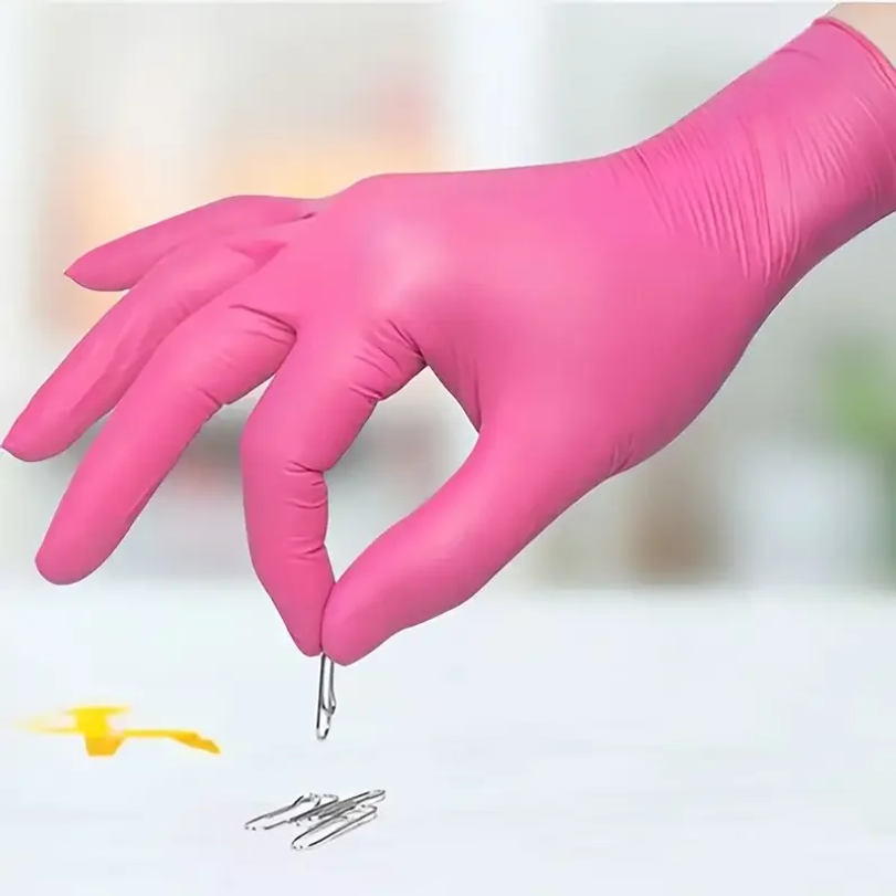 フクシアニトリル使い捨て手袋 20/100枚入り 3ミル パ - Disposable Gloves Nitrile のレビューと価格